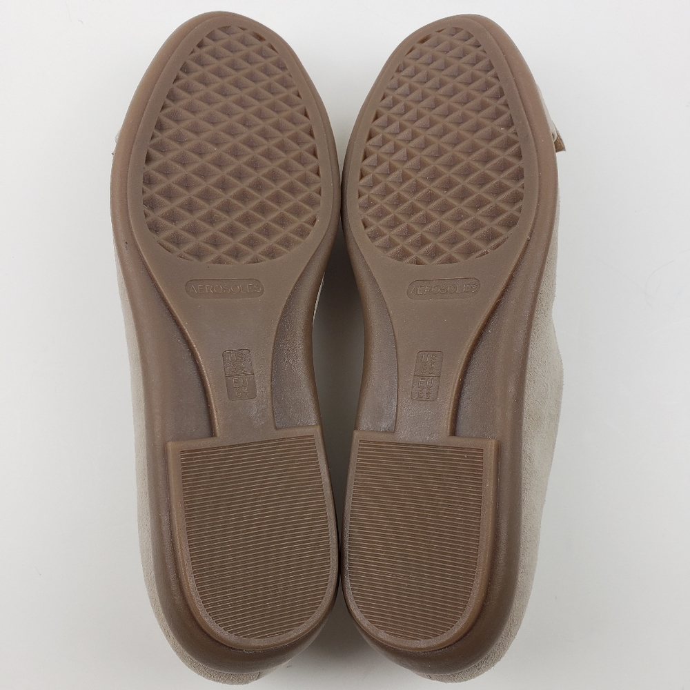 Aerosoles Tan Suede Flats - Picture 6 of 8